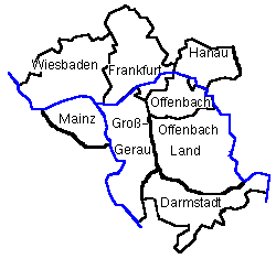 Rhein-Main Karte